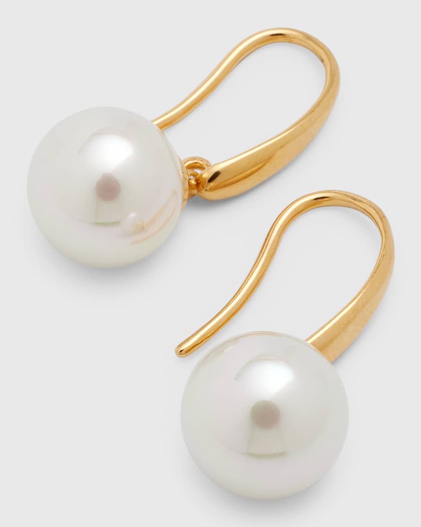 French wire pearl earrings cheap