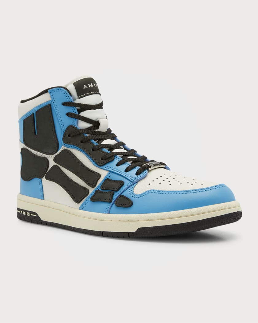 Men's Skel-Top Hi Leather Bones High-Top Sneakers