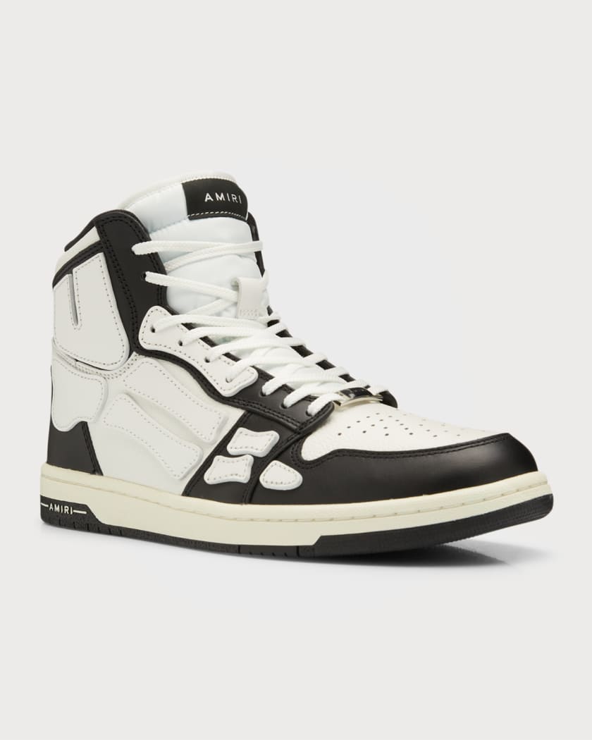 Men's Skel-Top Hi Leather Bones High-Top Sneakers