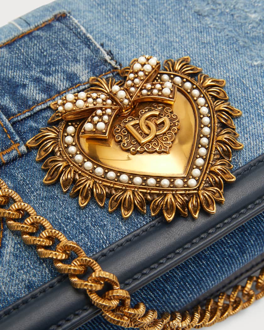 Dolce & Gabbana DG Girls Patchwork Denim Crossbody Bag