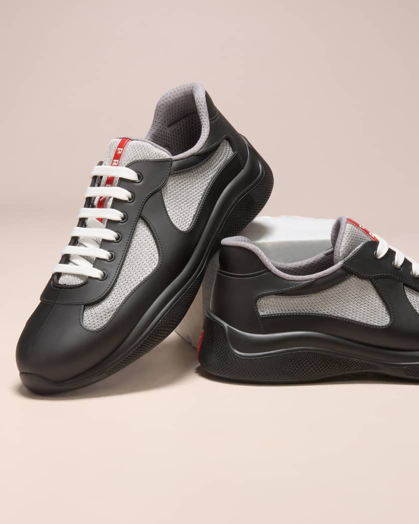 emulsion udkast klar Prada Men's Americas Cup Rubber Trainer Sneakers | Neiman Marcus