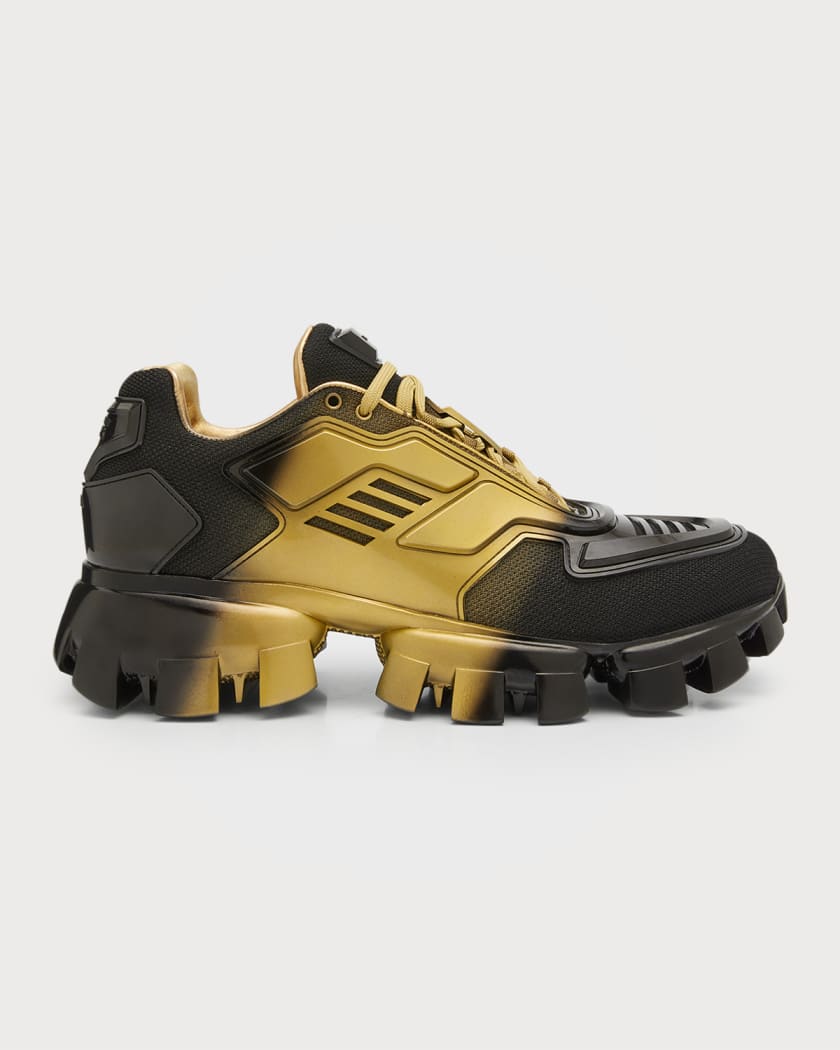 Bold and Trendy: Mustard Prada Sneakers