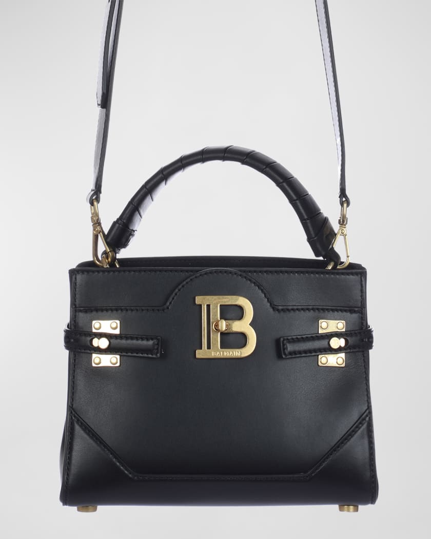 ornament Berigelse hellige Balmain BBuzz 22 Calf Leather Top-Handle Bag | Neiman Marcus