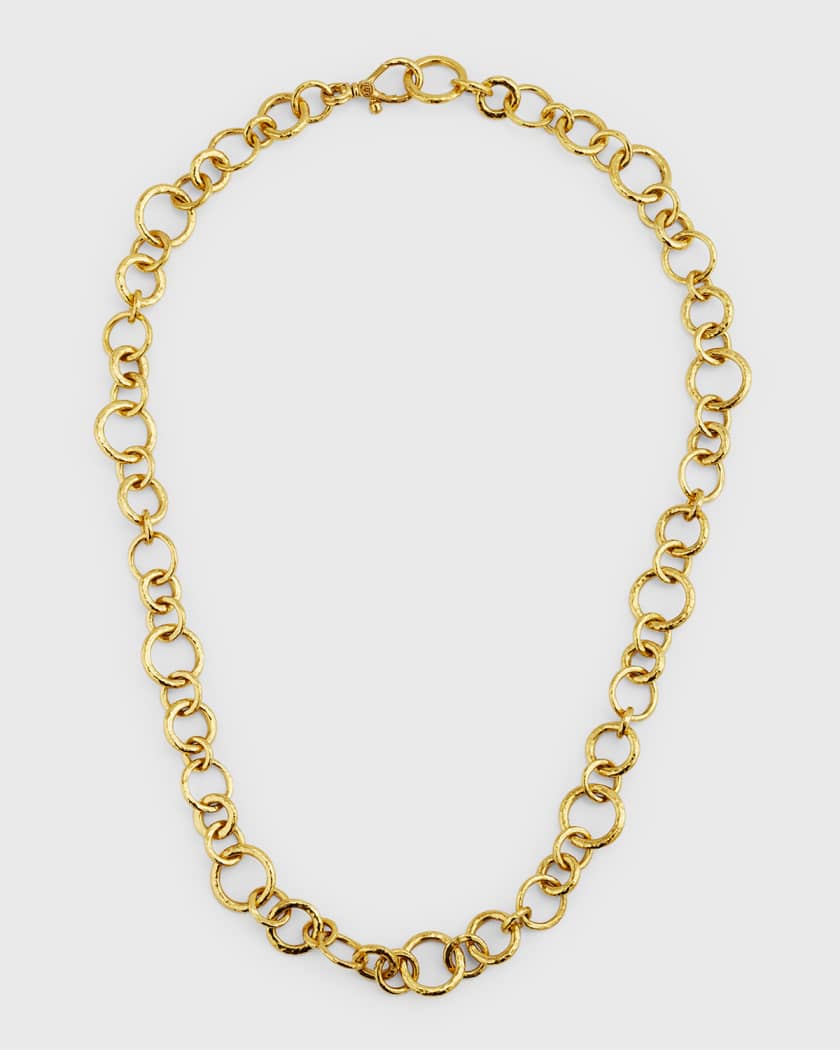 Gurhan Men's 24K Yellow Gold Chain Necklace, 20L