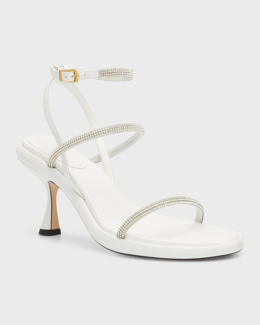 Zara white strappy sandals sales