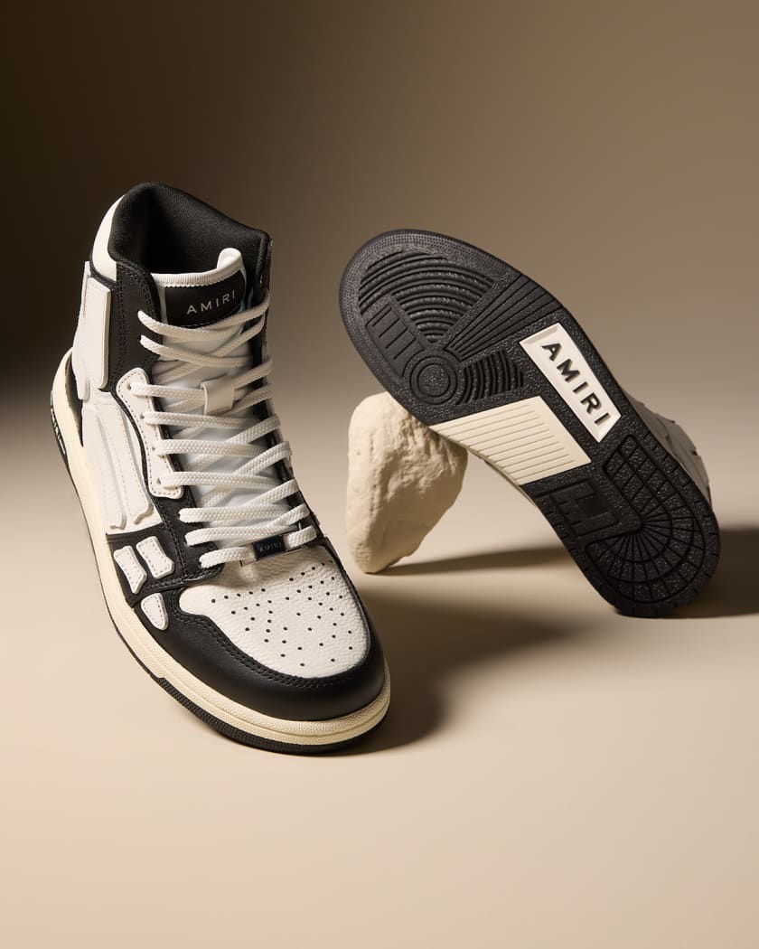 Amiri Skel Hi Top Leather Sneakers