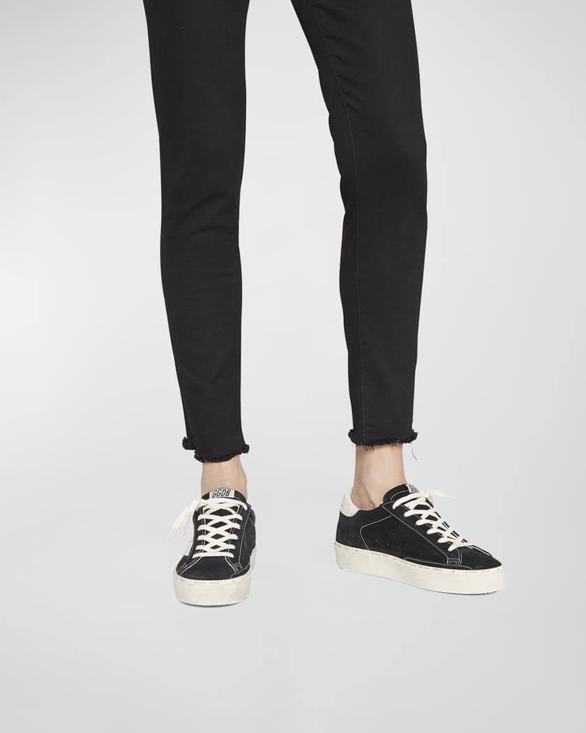Hi Star Low-Top Suede Court Sneakers