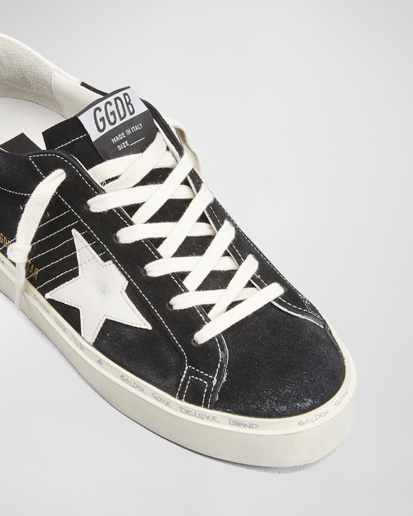 Hi Star Low-Top Suede Court Sneakers