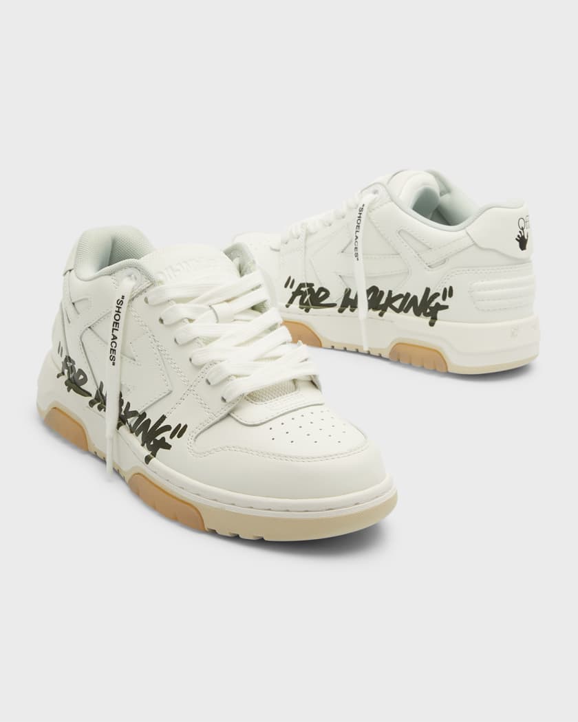 Off-White c/o Virgil Abloh For Walking Out Of Office Low-top Leather  Sneakers in White for Men