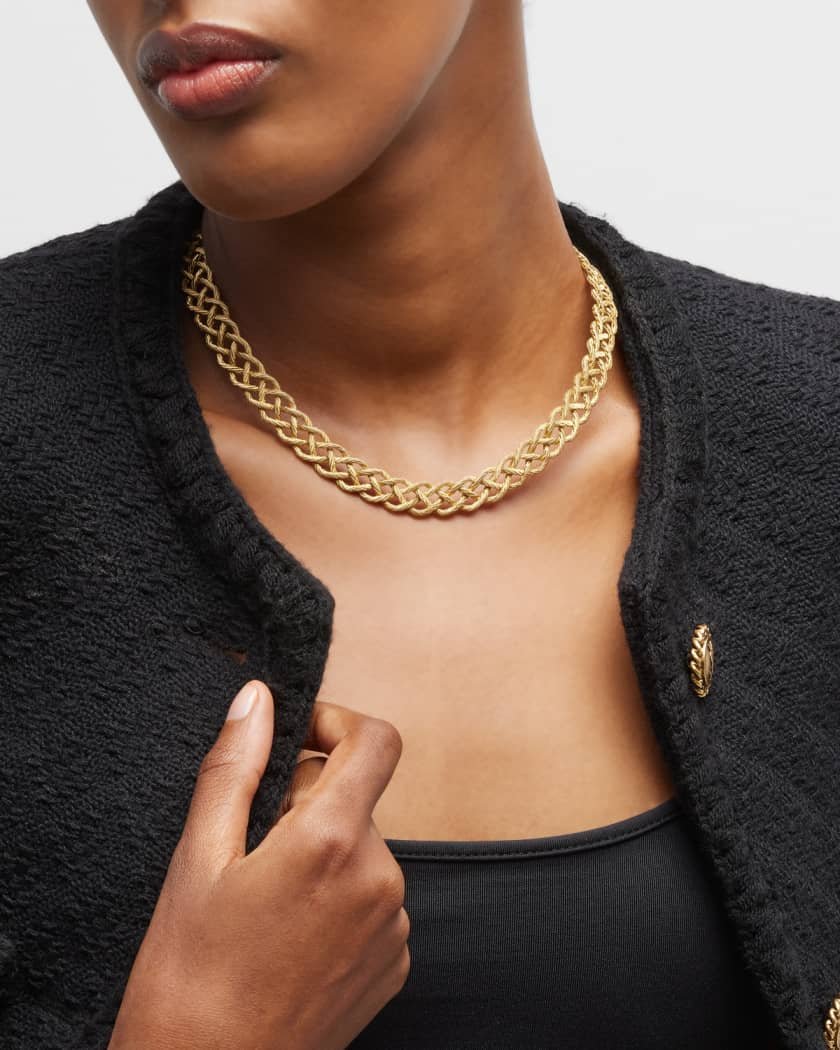 アクセサリー LORO necklace (40cm) LORO】necklace vene K18 YG 40cm