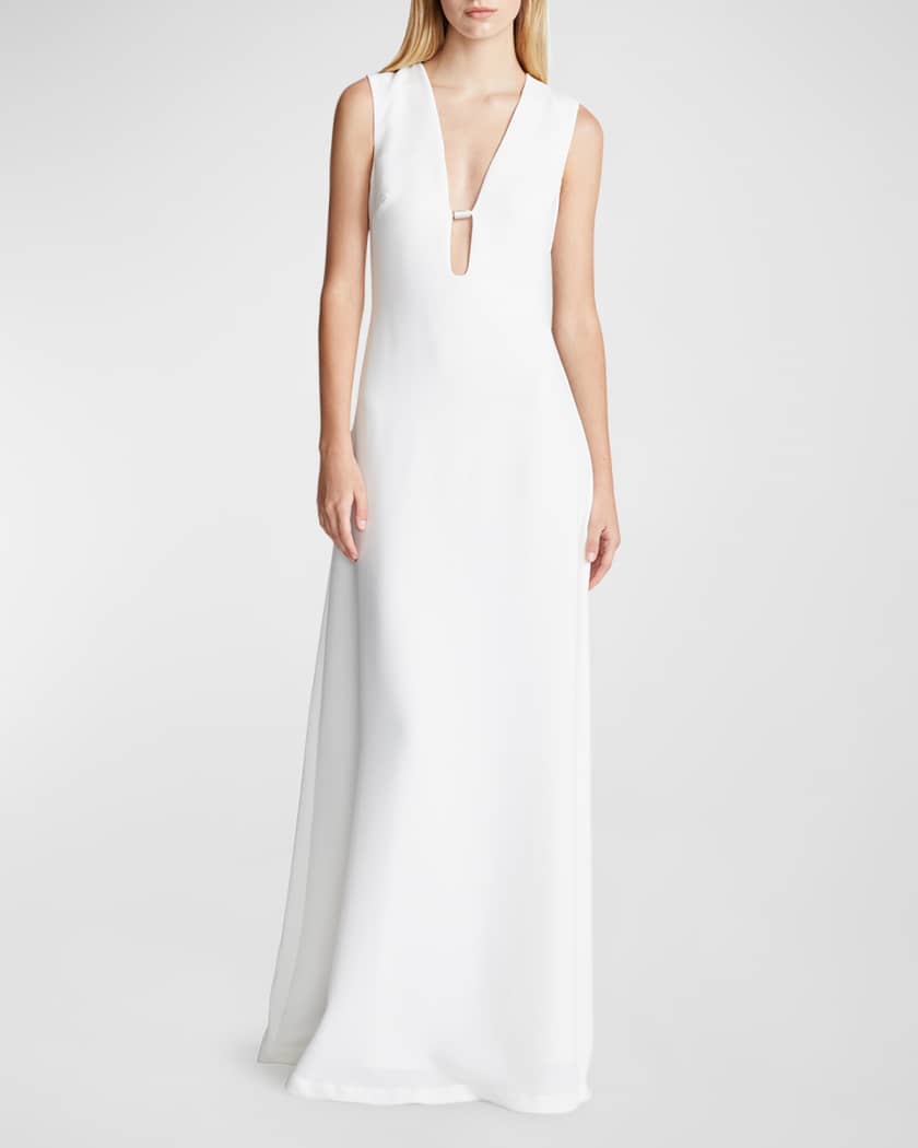 halston cut out dress Alena Knit Waist Cut Out Dress