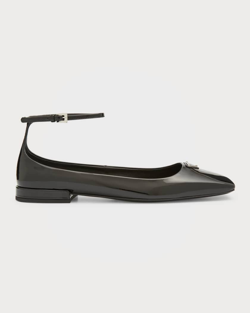 korrekt Sky vin Prada Ballerine Ballet Flats | Neiman Marcus