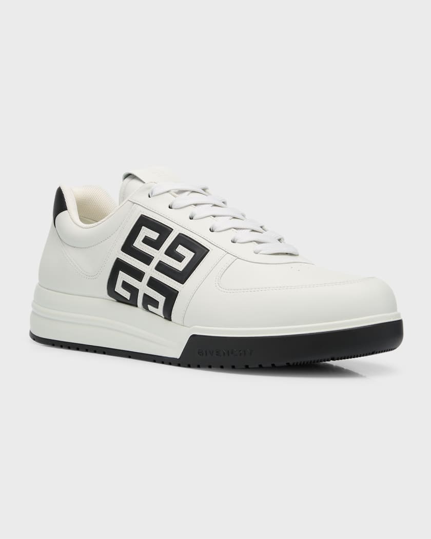 Men's G4 Bicolor Leather Low-Top Sneakers
