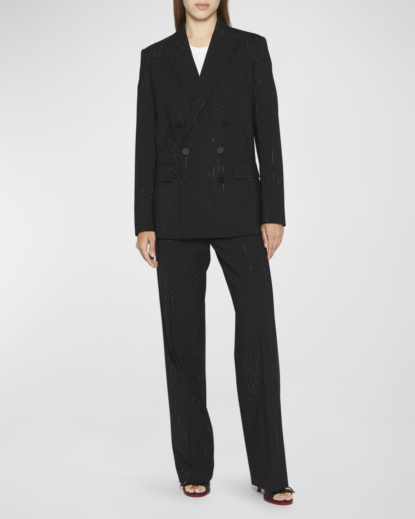 Two Piece Crystal Suit