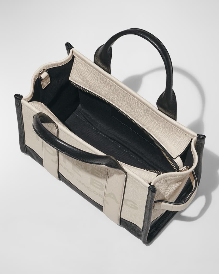 The Colorblock Mini Leather Tote Bag