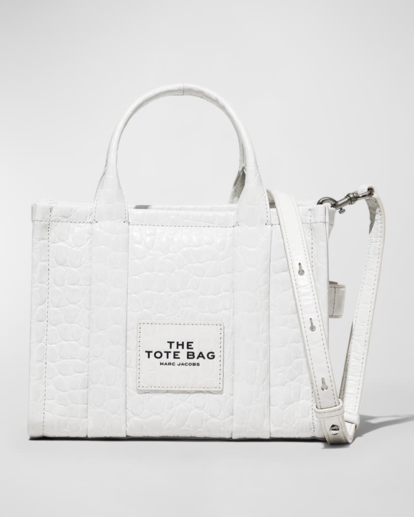 Marc Jacobs Mini white leather tote bag