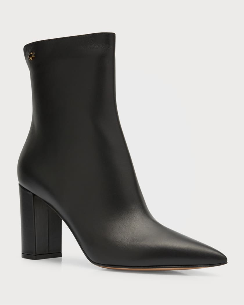 Vitello Glove Calfskin Ankle Boots