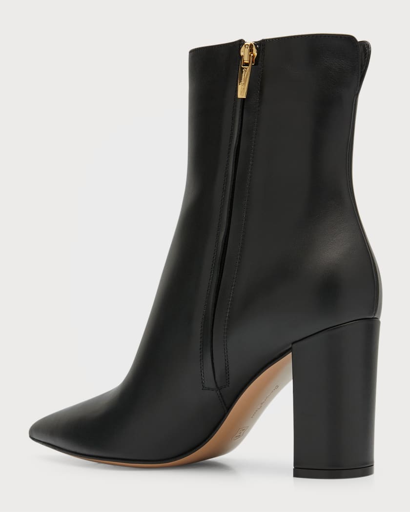 Vitello Glove Calfskin Ankle Boots
