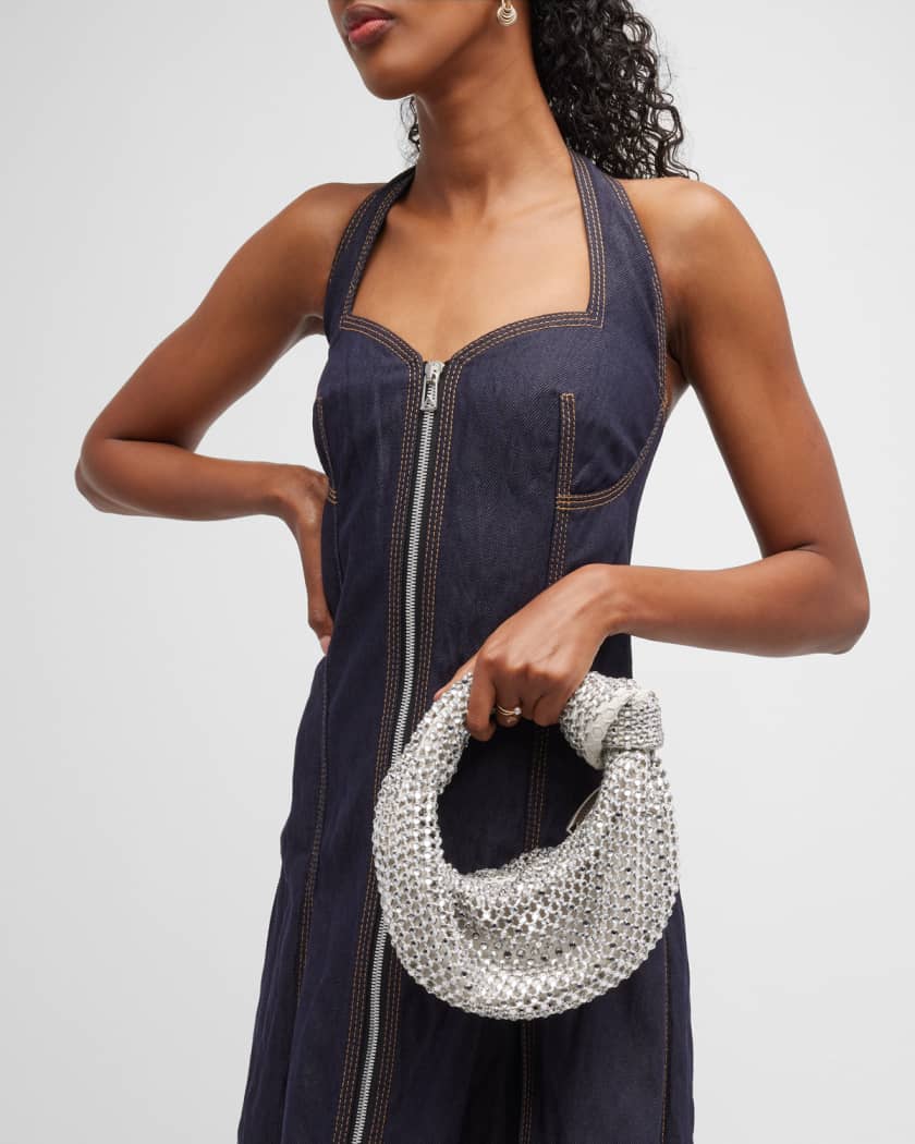 Versace Virtus Mini Crystal Chain Crossbody Bag - Bergdorf Goodman