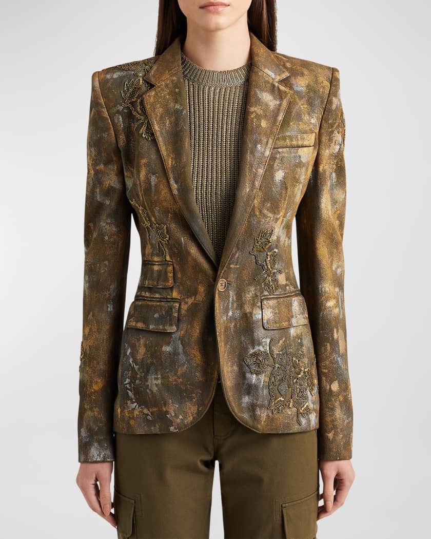 Ralph lauren camo blazer clearance