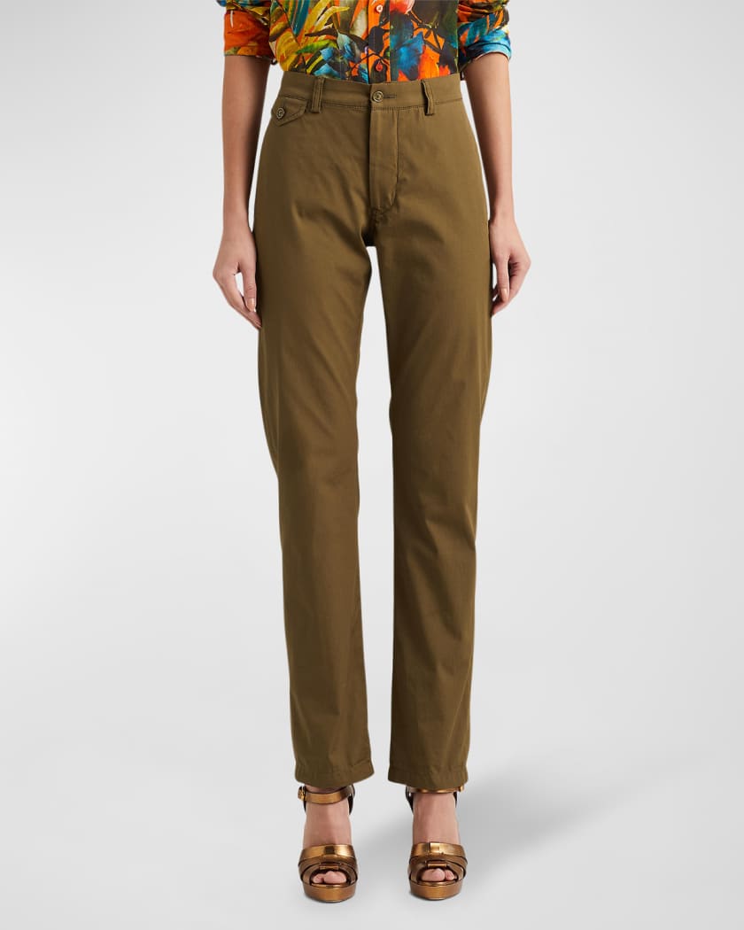 Ralph Lauren Collection Garrison Slim Straight-Leg Pants | Neiman Marcus