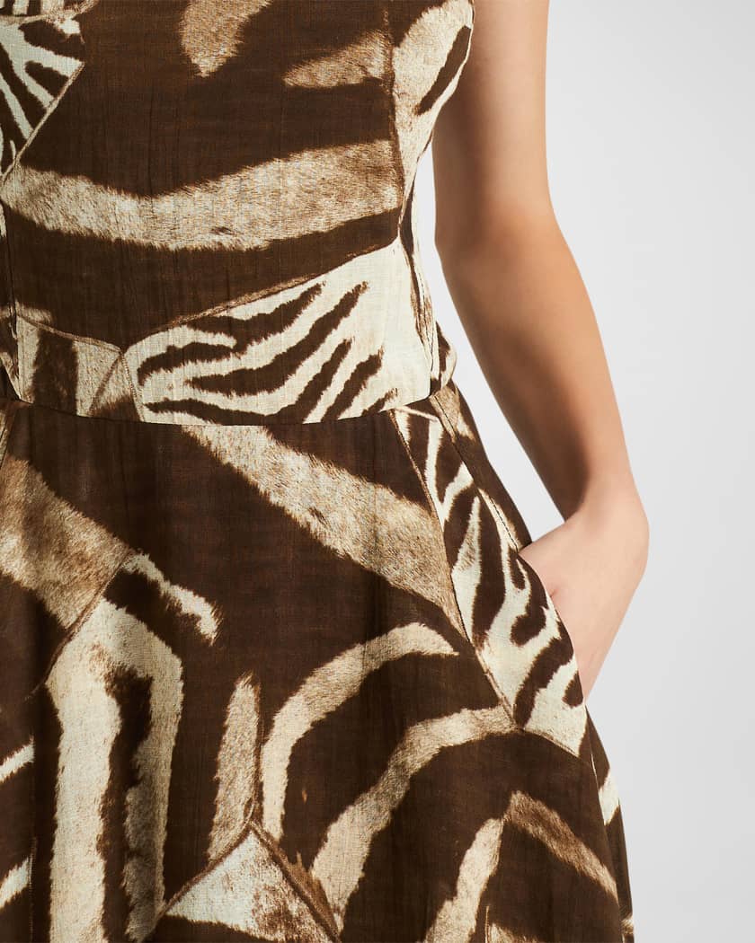 Ralph lauren shop animal print dress