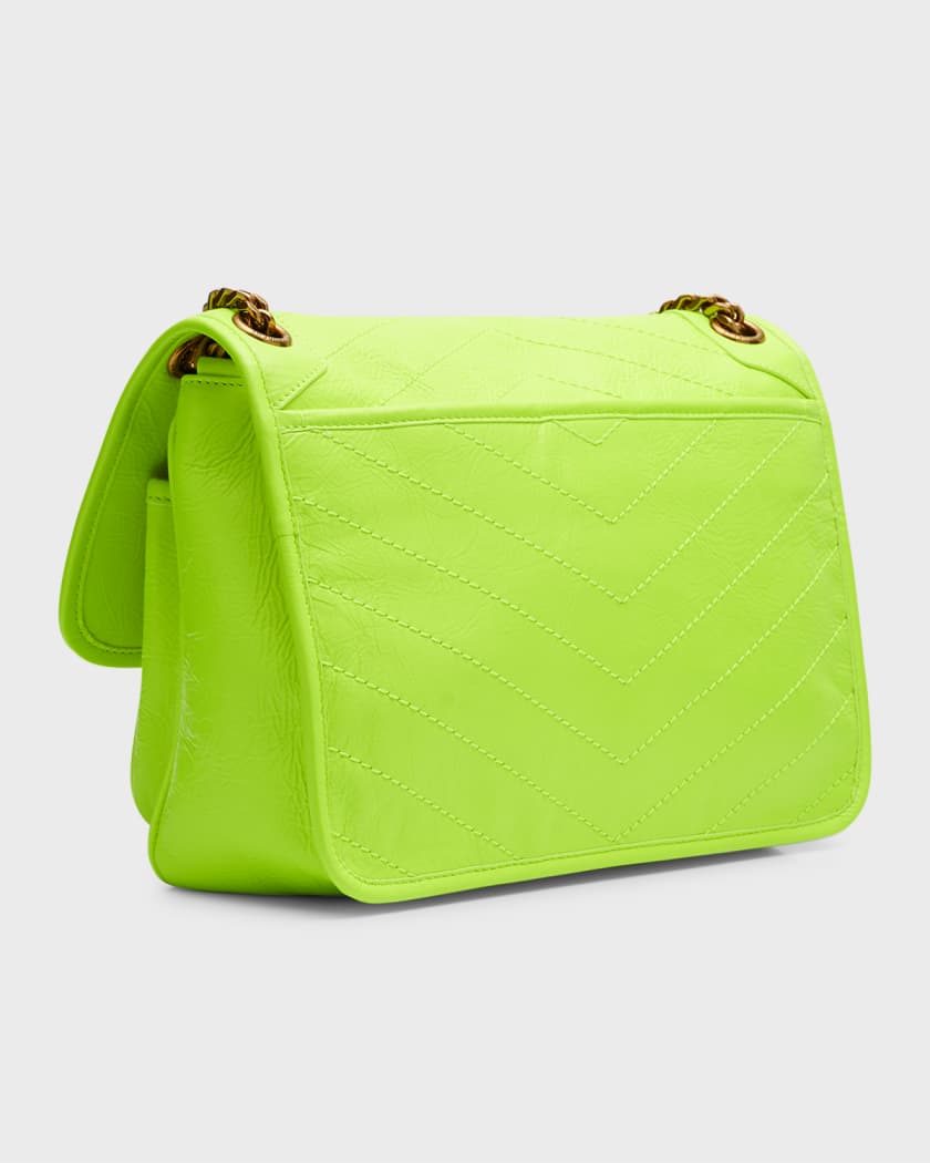 Neon green ysl bag hotsell