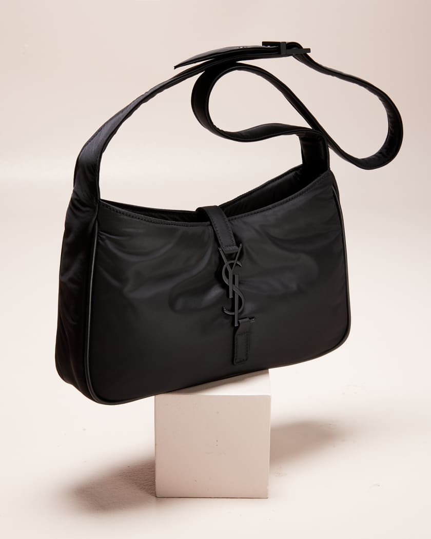 Monogram Nylon Shoulder Bag Mini Black