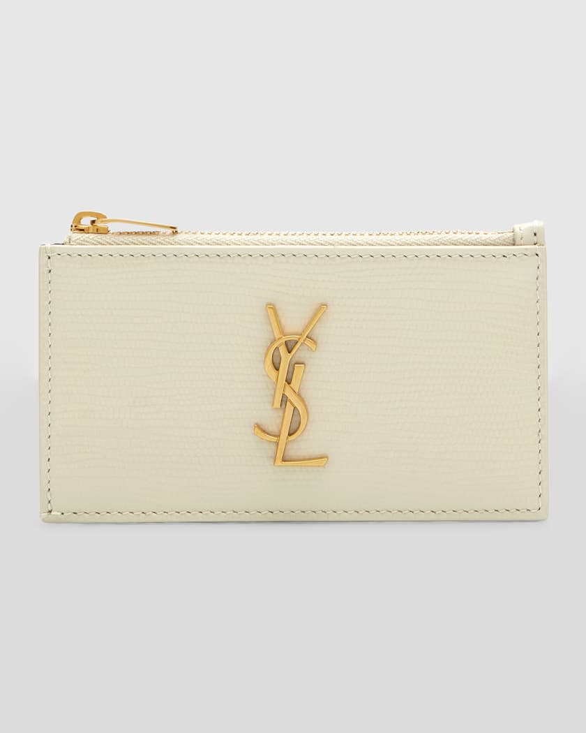 Ysl zip on sale card case