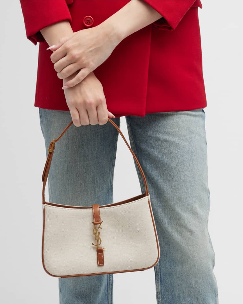 Le 5 A 7 YSL Shoulder Bag in Canvas