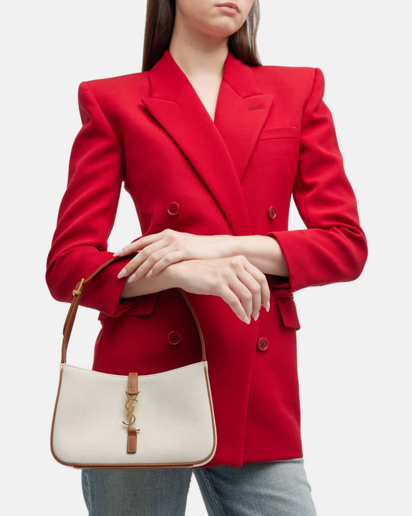 Le 5 A 7 YSL Shoulder Bag in Canvas