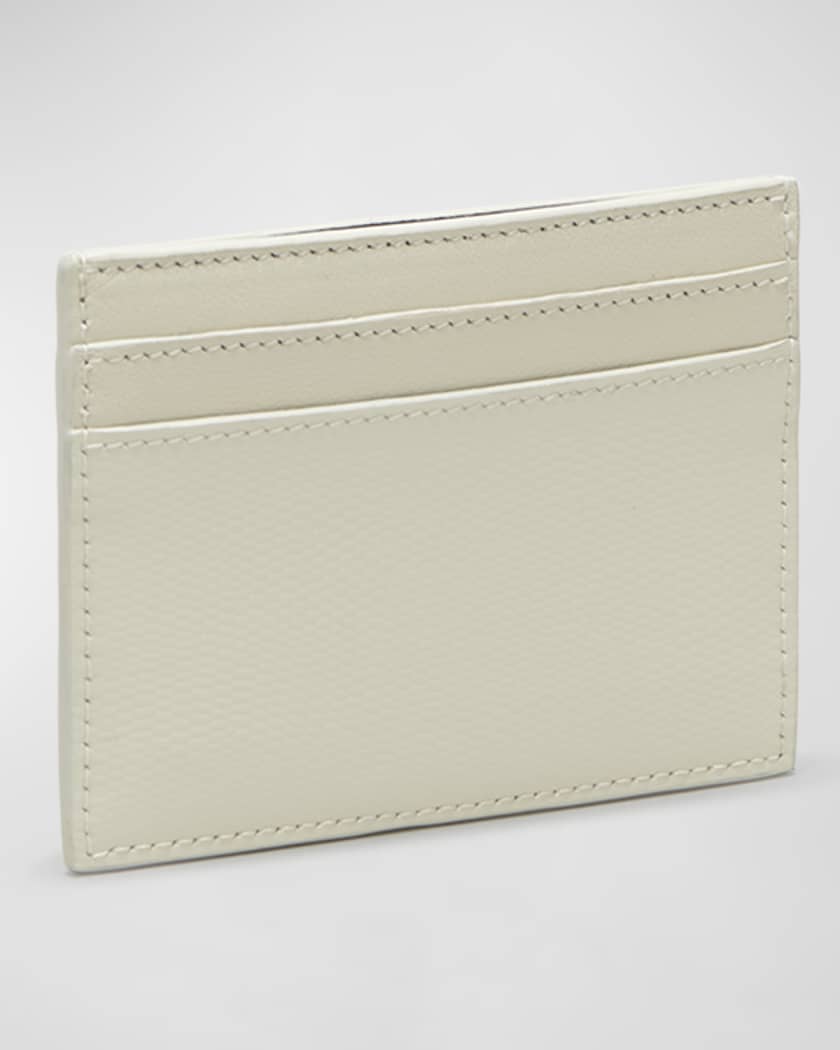 Saint Laurent Men's Fragments Leather Zip Card Case - Bergdorf Goodman
