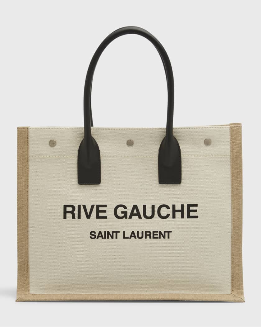 Saint Laurent Cabas Ysl Vinyl Tote Bag