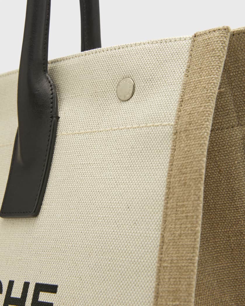 rive gauche small tote bag in smooth leather