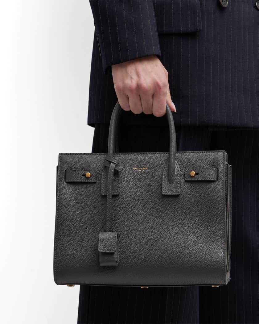 Saint Laurent Sac De Jour Baby Leather Crossbody Bag | Neiman Marcus