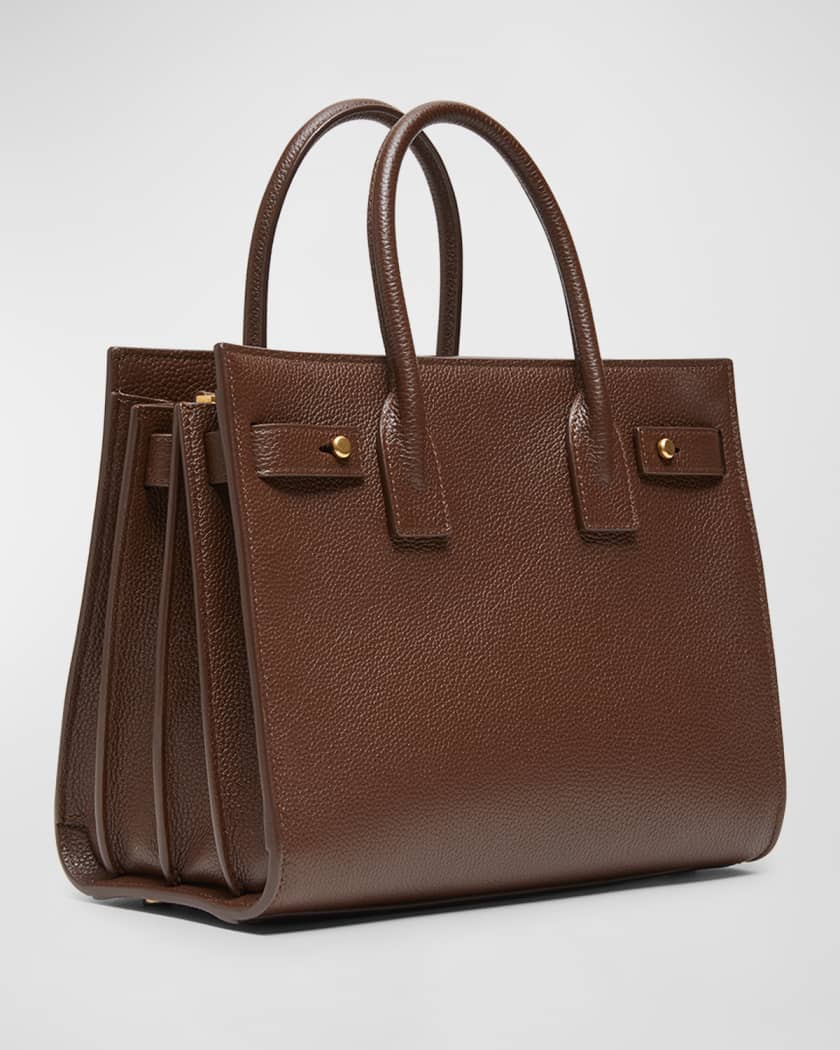 Saint Laurent Sac De Jour Baby Top Handle Bag in Grained Leather