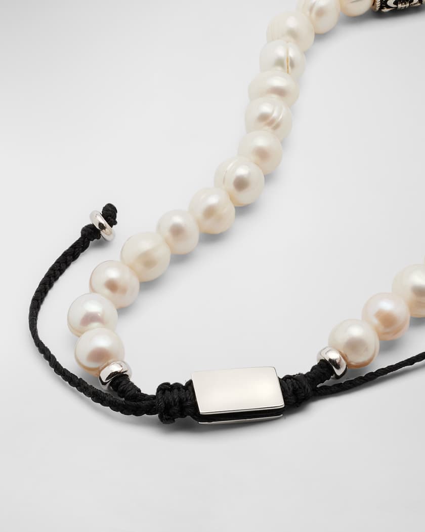 Lava Stone Bead Bracelet with Silver Spacer Beads on a Wax Cord – Jan Leslie