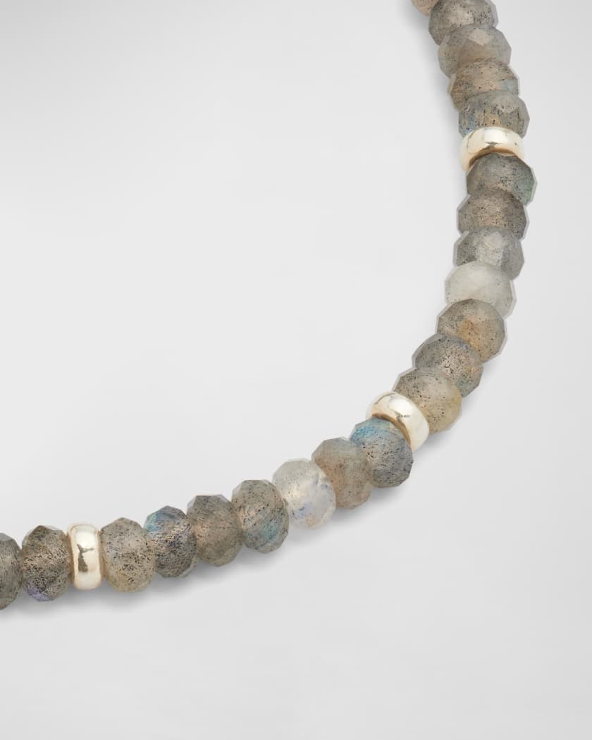 Jan Leslie Men s Labradorite Beaded Necklace Neiman Marcus