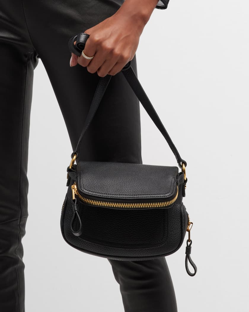 TOM FORD Jennifer Mini Grain Leather Crossbody Bag | Neiman Marcus