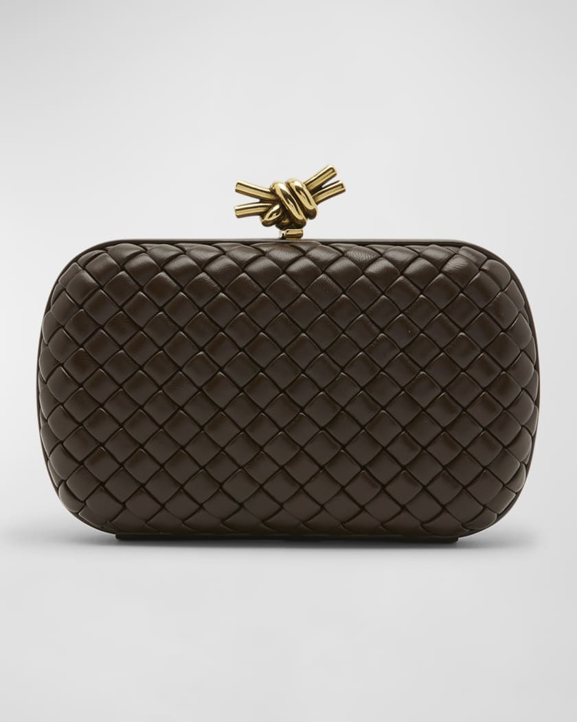 Bottega Veneta Knot Leather Clutch