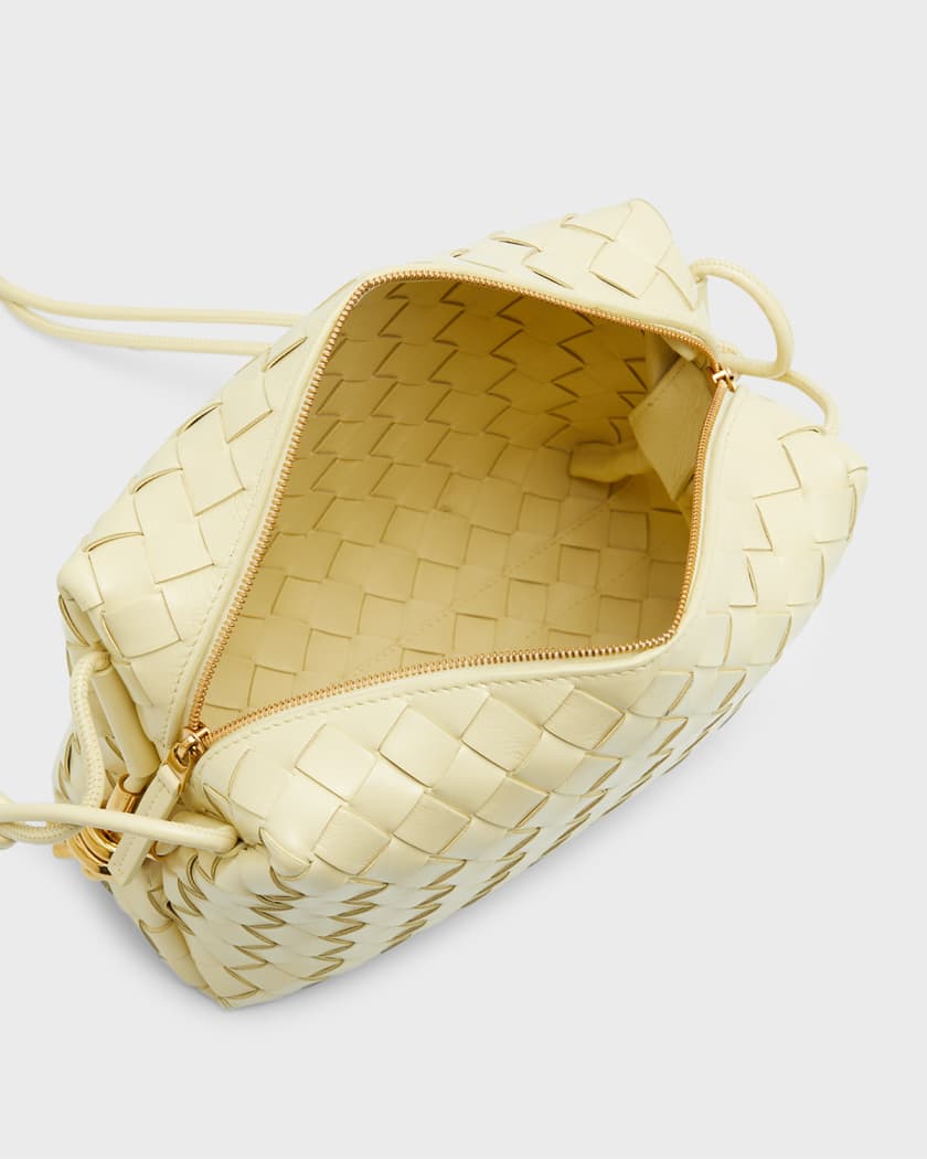 Knot intrecciato woven leather shoulder bag