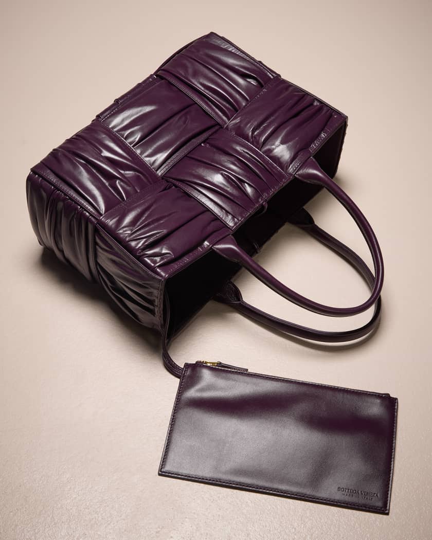 Bottega Veneta - Women's Mini Arco Tote Bag - Purple - Leather