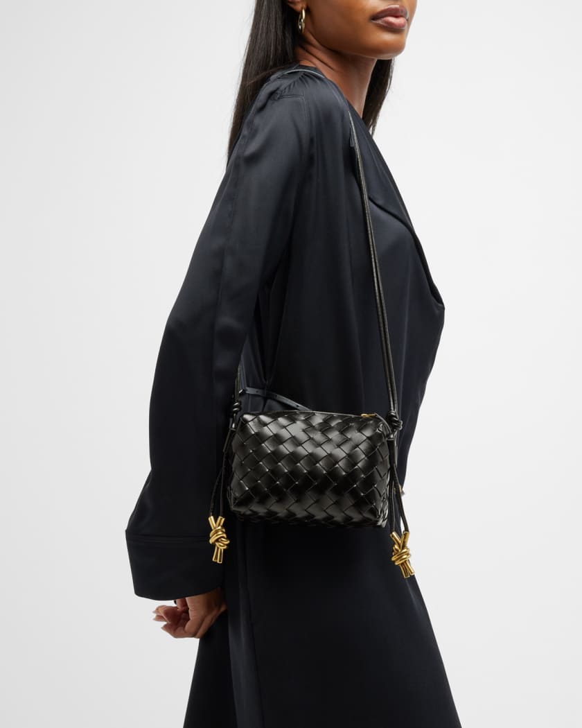 Bottega Veneta® Medium Loop Camera Bag in Black. Shop online now.