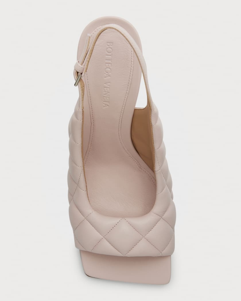 Bottega Veneta Padded Lambskin Slingback Sandals Neiman Marcus