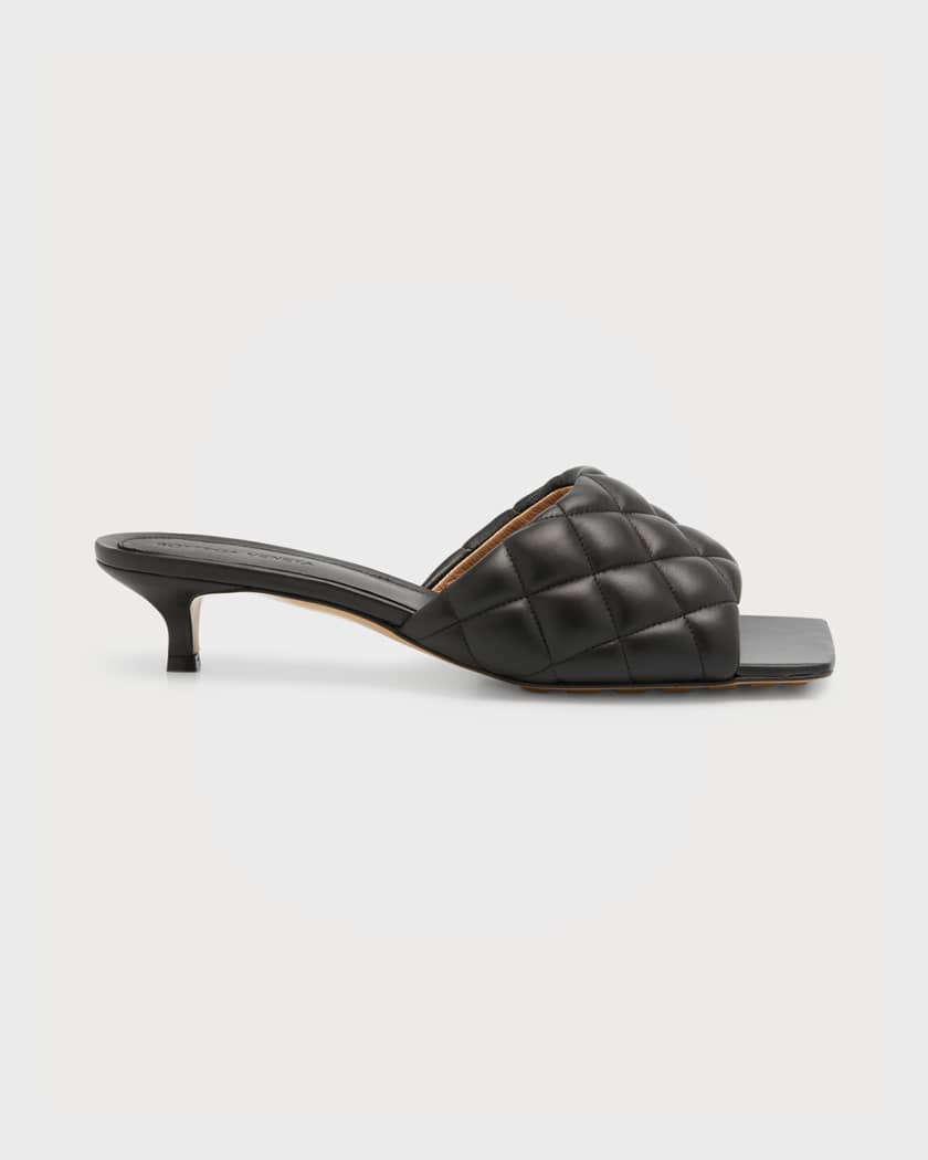 Padded leather sandals top