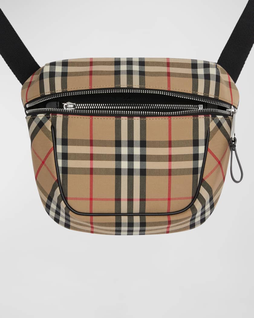 Burberry Men's &ZeroWidthSpace;Archie Vintage Check Cotton Crossbody Bag |  Neiman Marcus