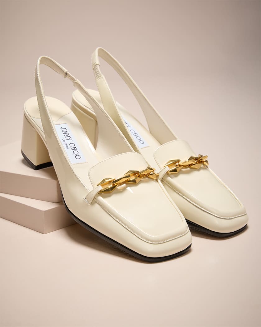 Tilda stacked heel pump hotsell