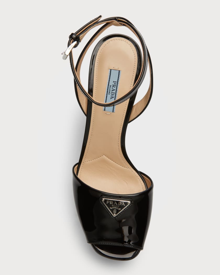 Prada quarter strap platform sandal outlet