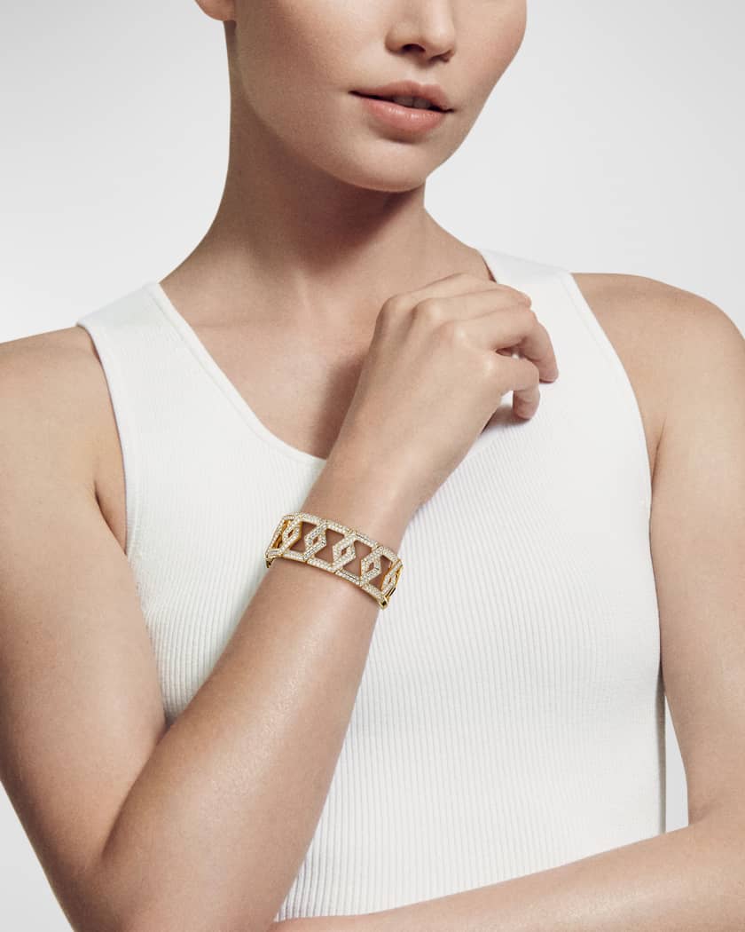 Louis Vuitton 18k five charm bracelet