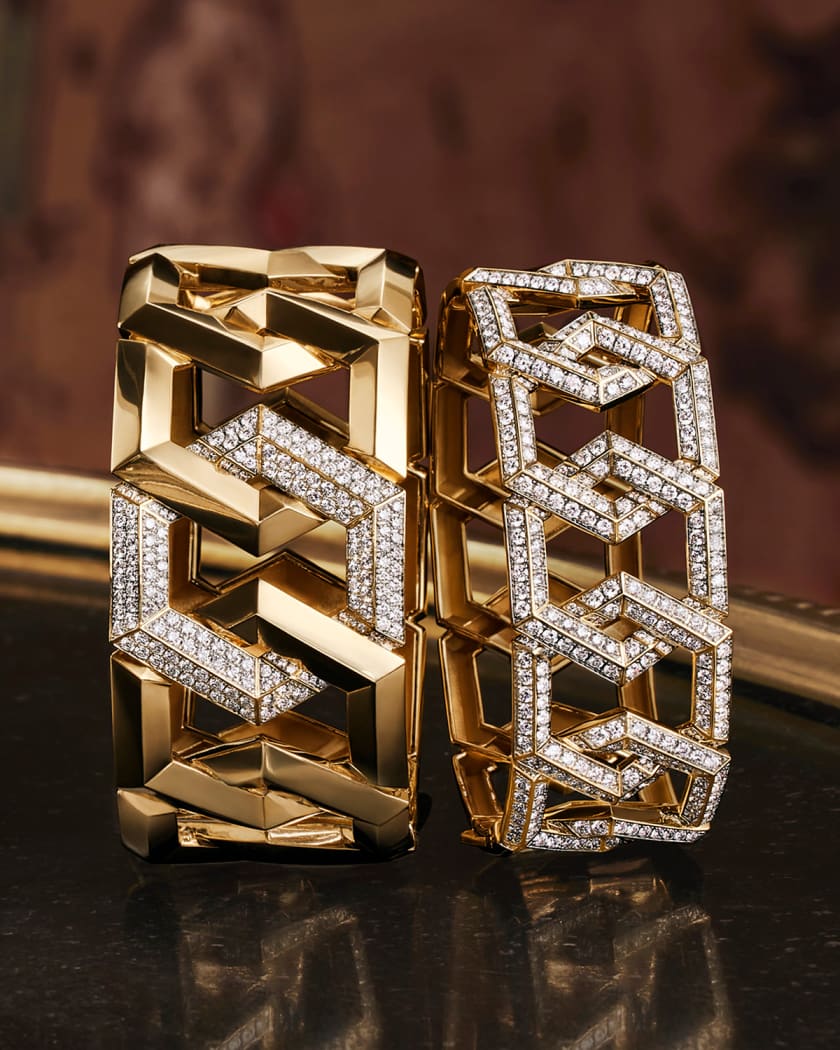David yurman cuff bracelet with diamonds deals